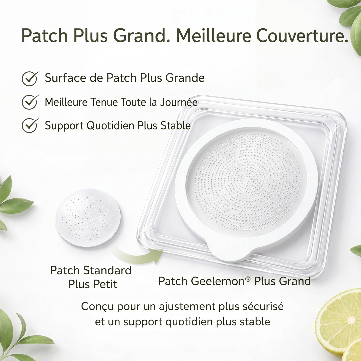 Boutique officielle de France 🇫🇷 | 𝐆𝐞𝐞𝐋𝐞𝐦𝐨𝐧® Moringa · Berbérine × NAD+ — Patch avancé 10‑en‑1 à micro‑aiguilles nano — Une fois par jour, résultats visibles en 7 jours